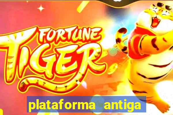 plataforma antiga de jogos